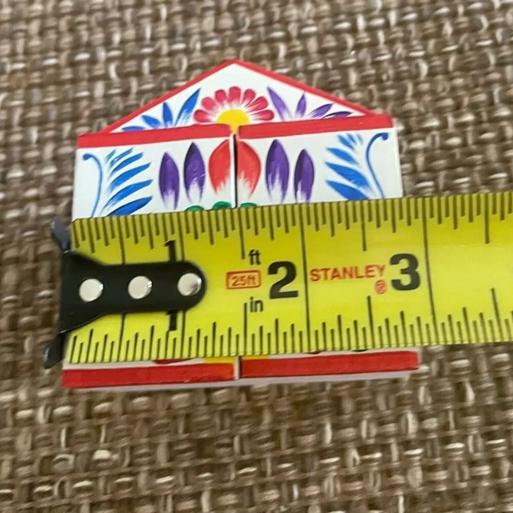 Vintage folk art nativity scene retalbo Peru